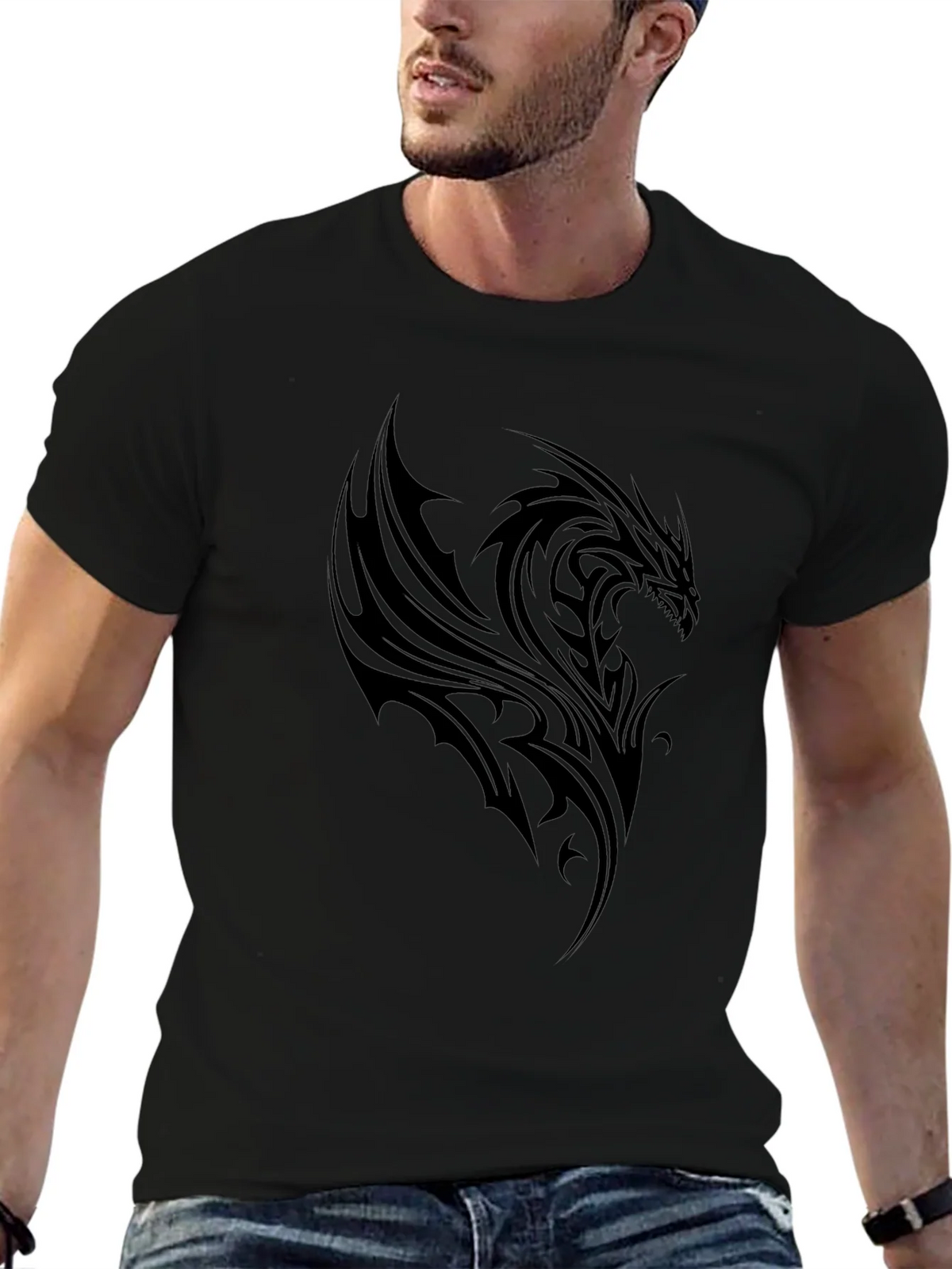 Black Dragon Graphic Tee - Mens Fashion product image 9