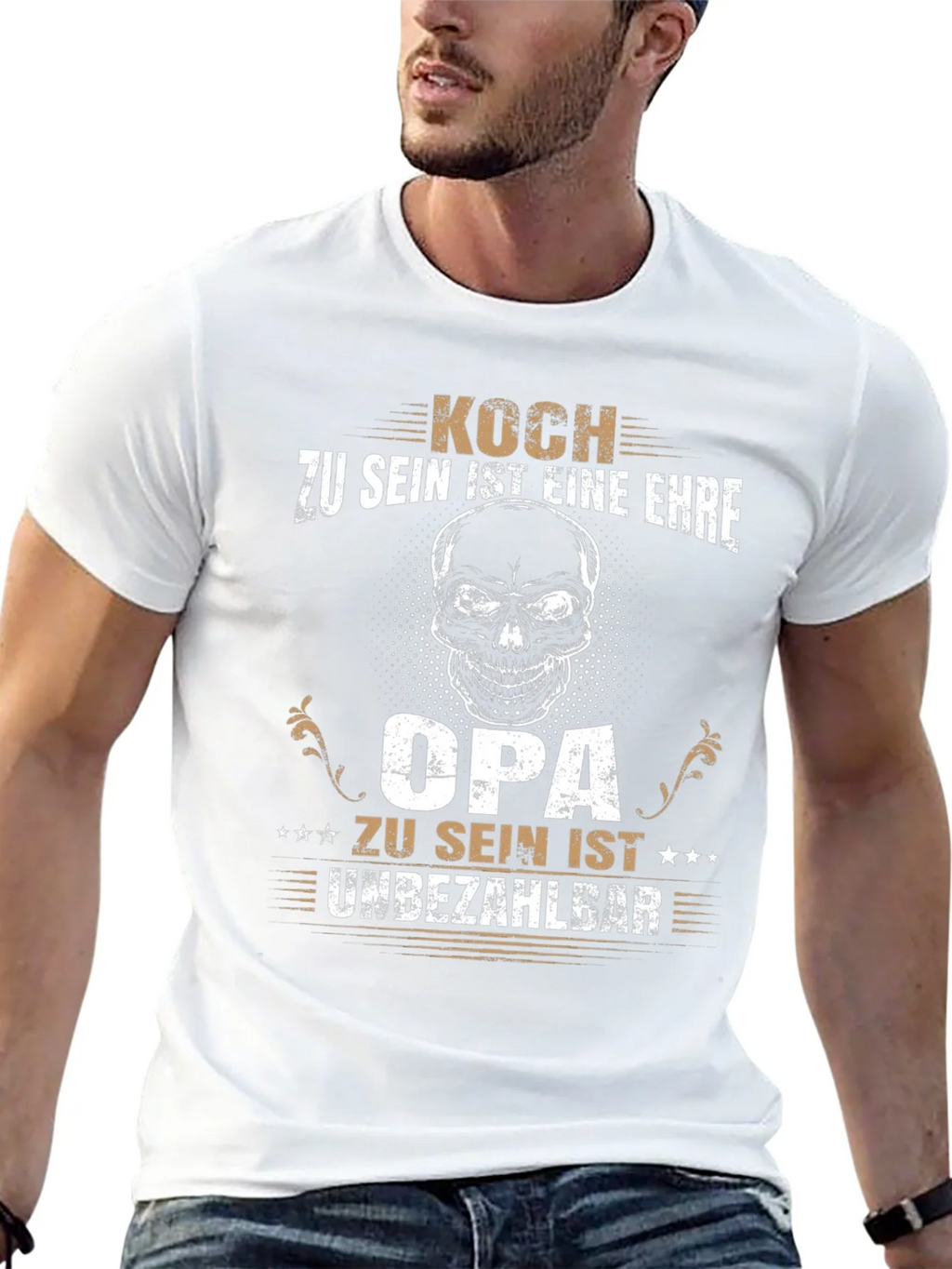 Koch Opa Graphic T-Shirt - Chef Grandpa Humor product image 4