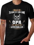 Koch Opa Graphic T-Shirt - Chef Grandpa Humor product image 1