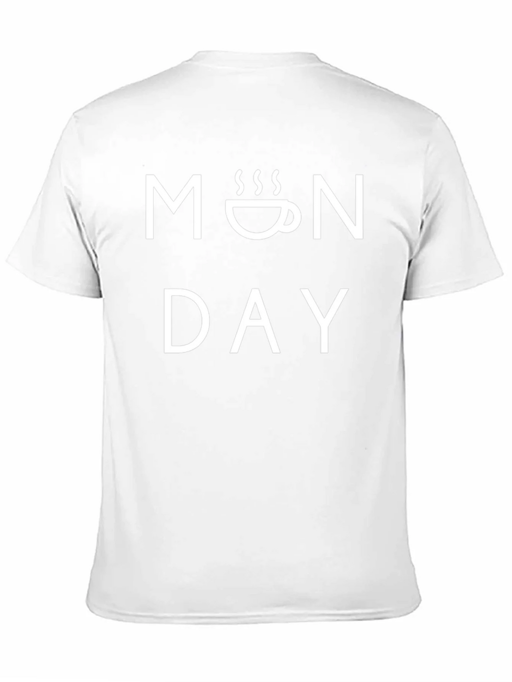 Monday Coffee T-Shirt - Mens Black Graphic Tee product image 2