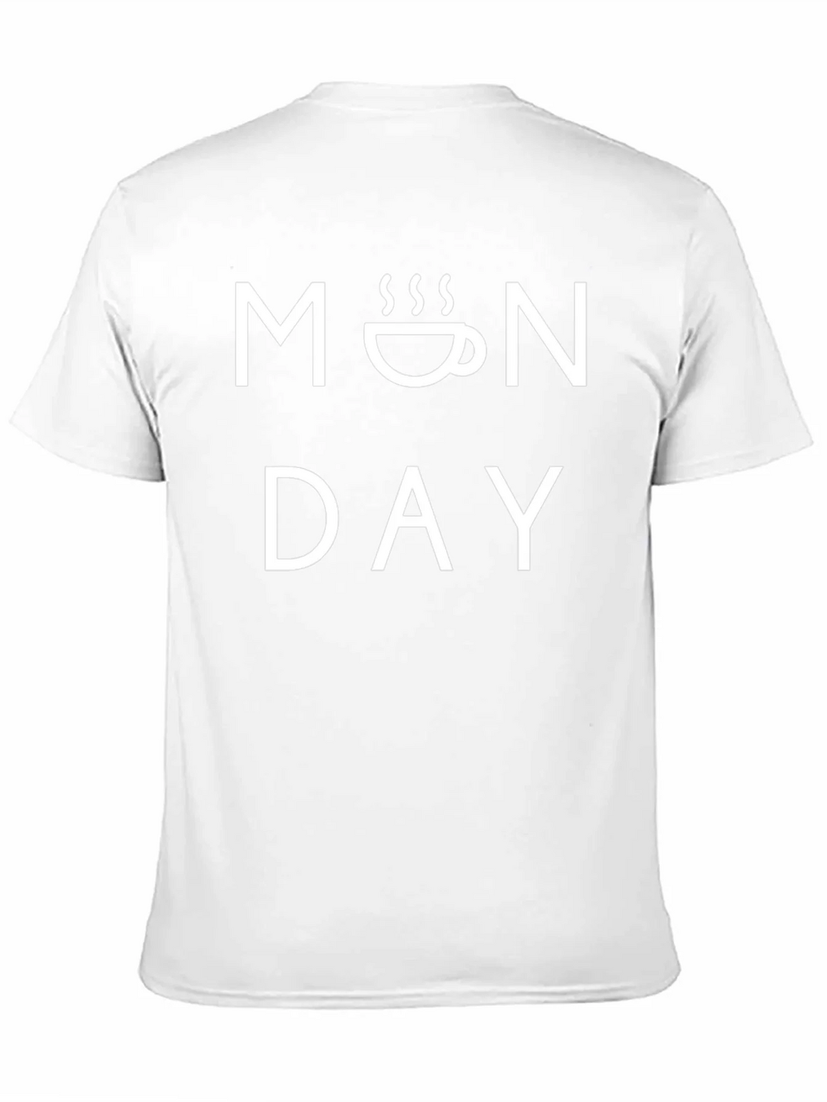 Monday Coffee T-Shirt - Mens Black Graphic Tee product image 2