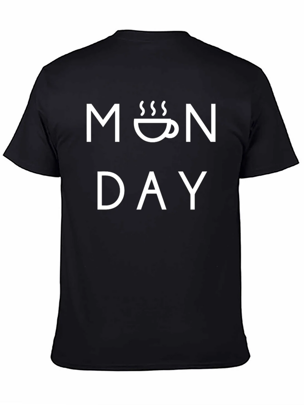 Monday Coffee T-Shirt - Mens Black Graphic Tee product image 7