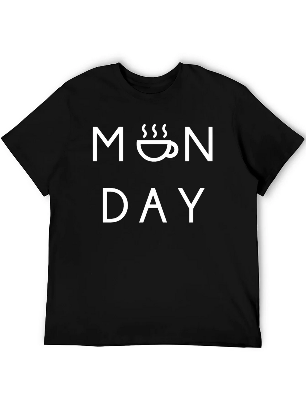 Monday Coffee T-Shirt - Mens Black Graphic Tee product image 8