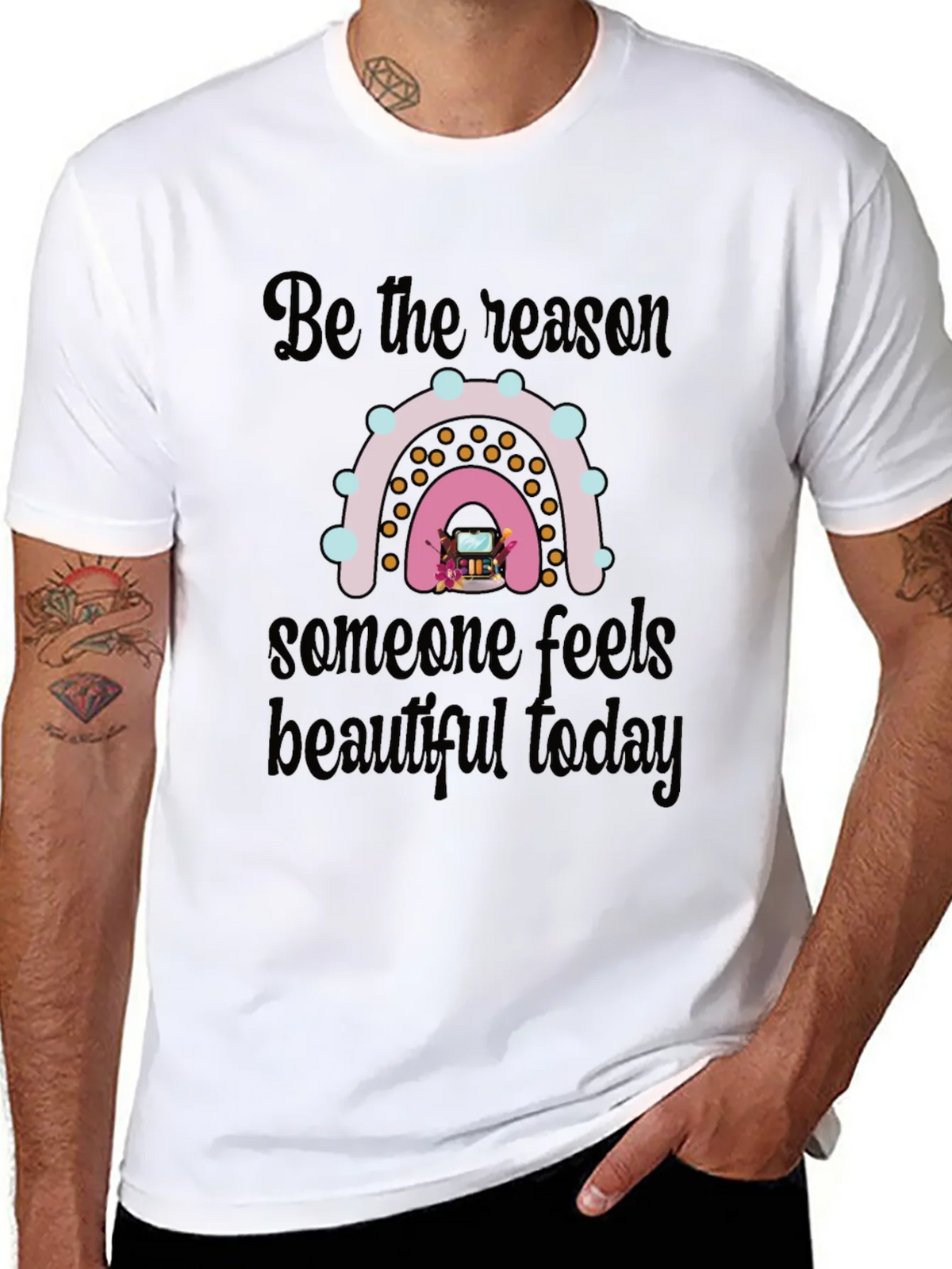 Be the Reason Rainbow Graphic T-Shirt product image 10