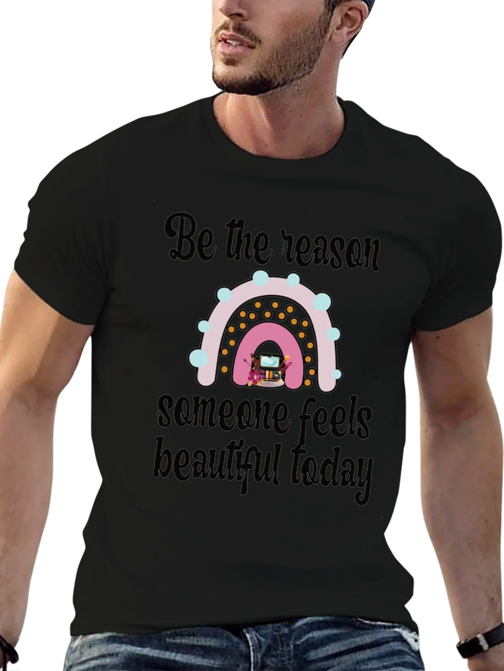 Be the Reason Rainbow Graphic T-Shirt product image 9
