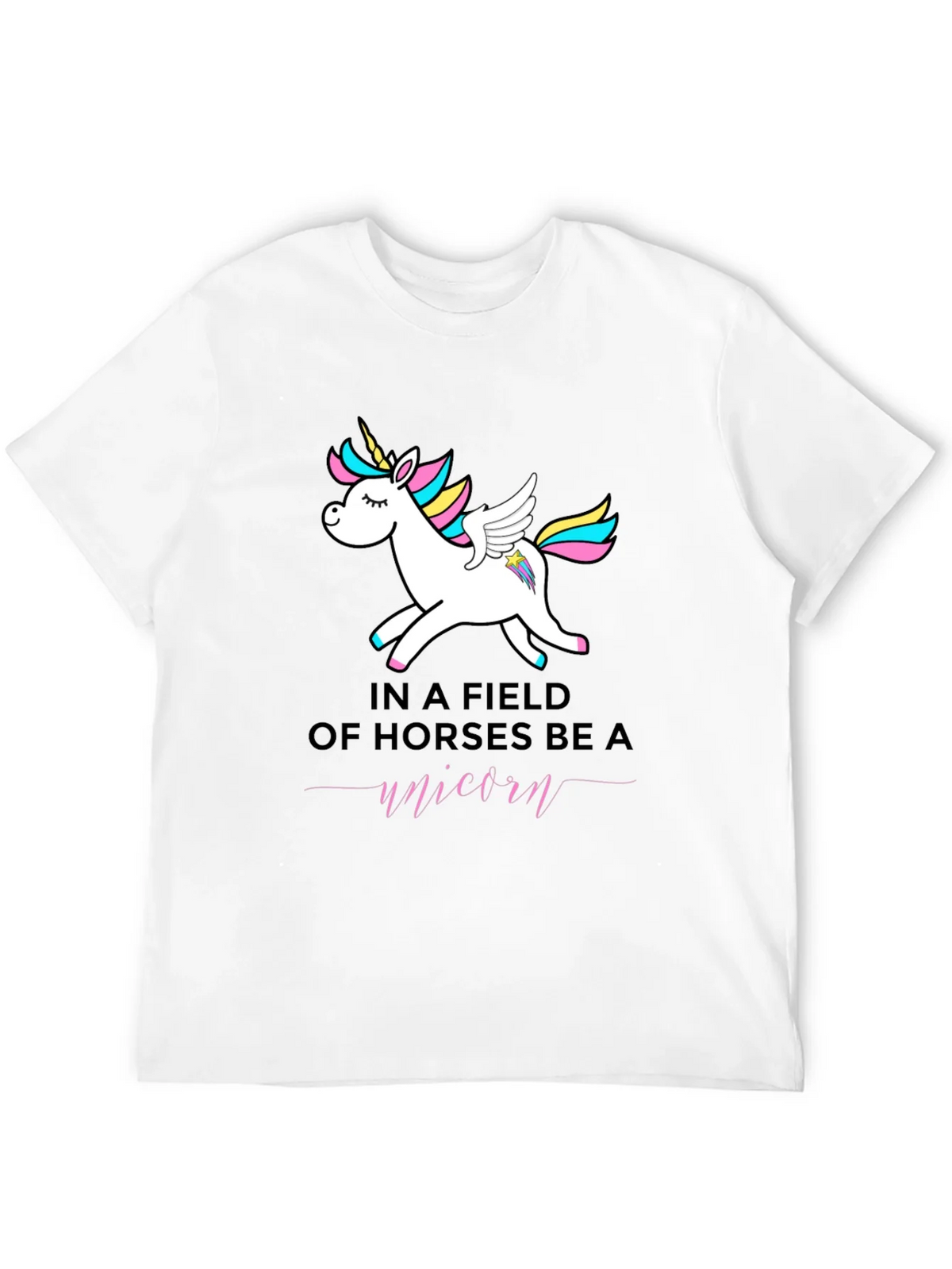 Be a Unicorn T-Shirt - Black product image 3