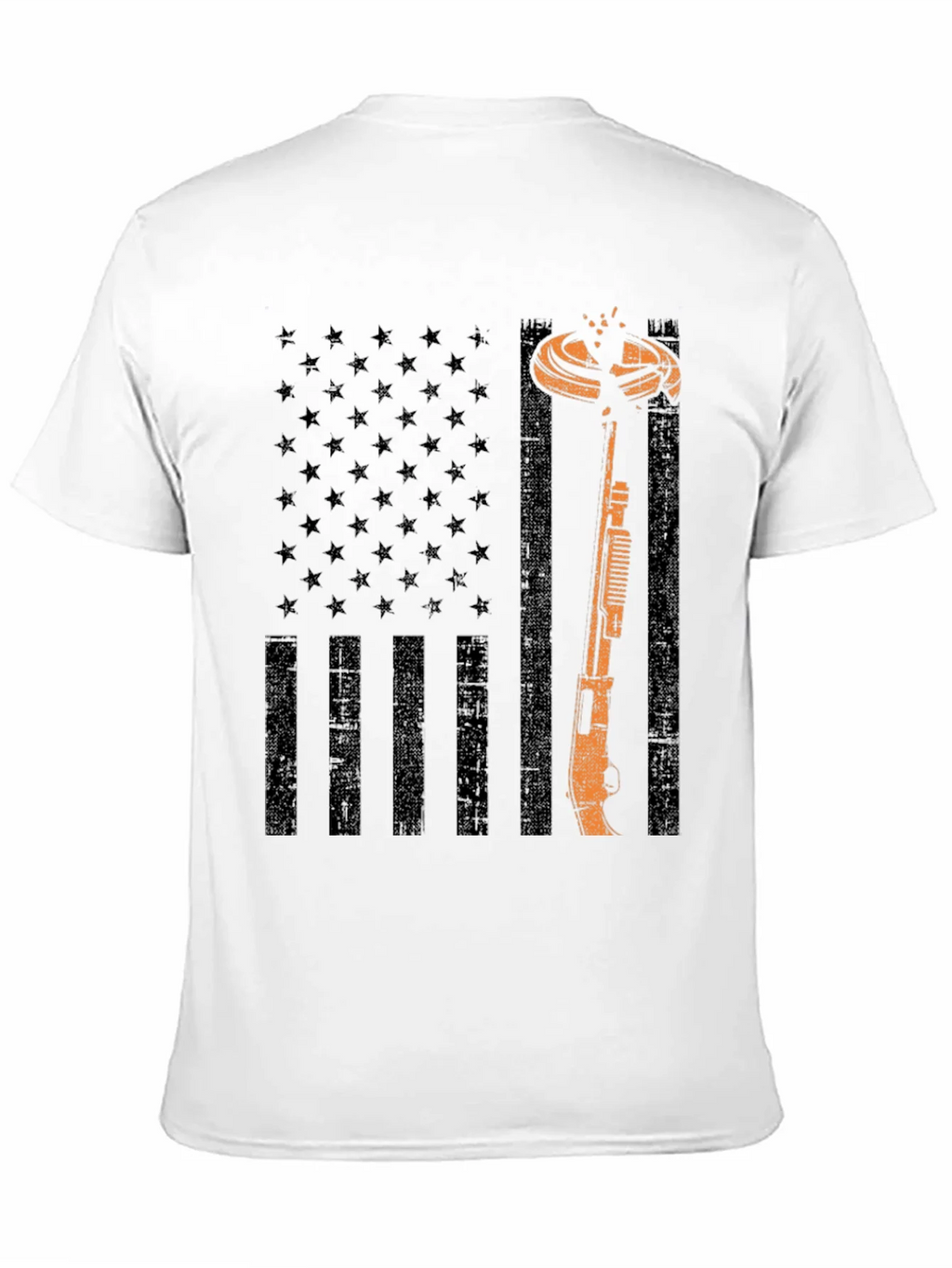 American Flag Clay Shooting T-Shirt product image 2