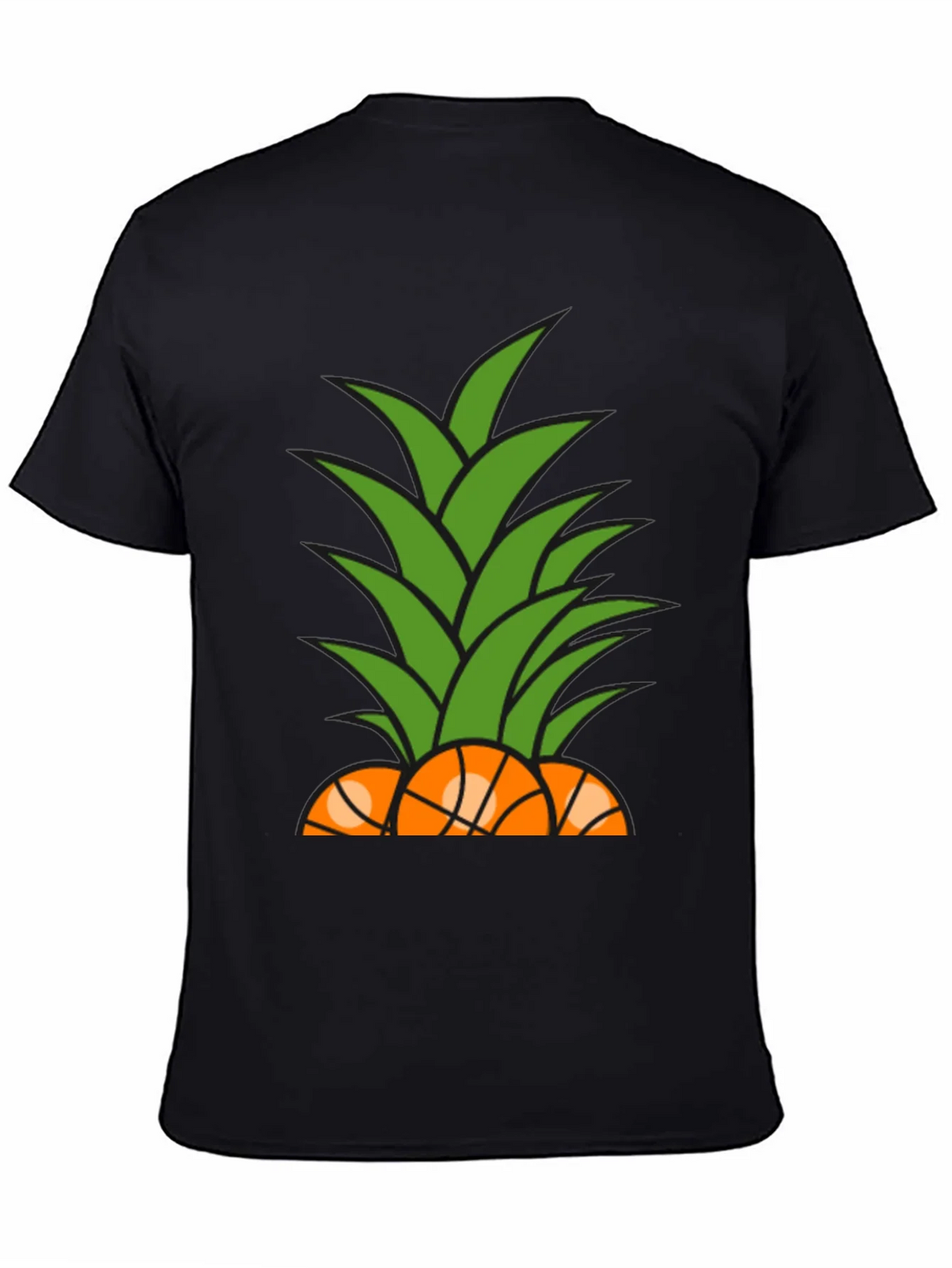 Pineapple Basketball Graphic T-Shirt product image 7