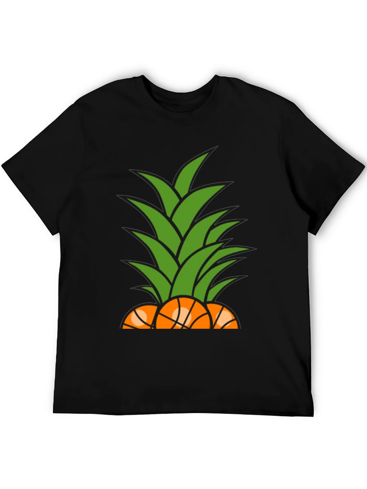 Pineapple Basketball Graphic T-Shirt product image 8
