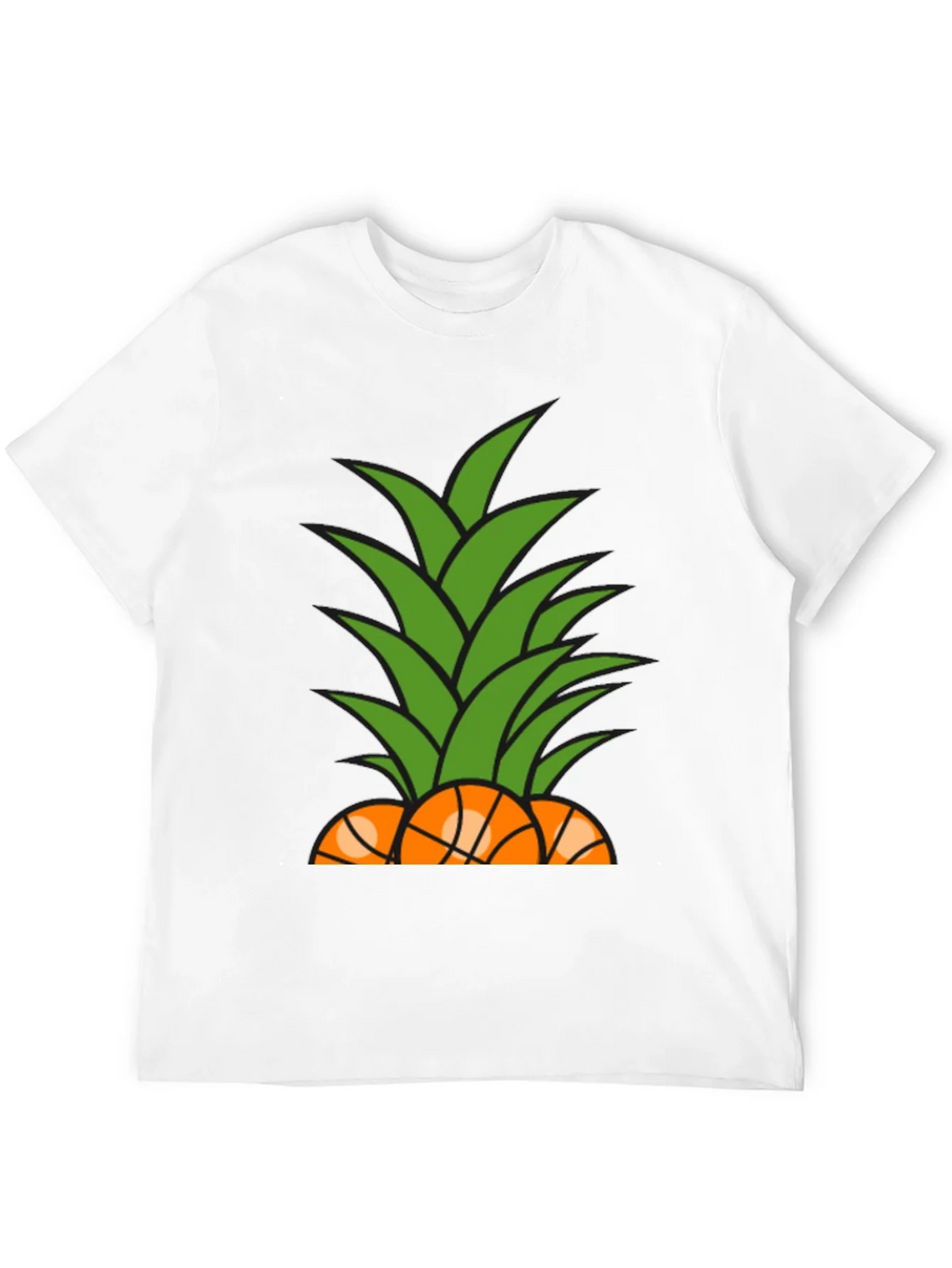 Pineapple Basketball Graphic T-Shirt product image 3