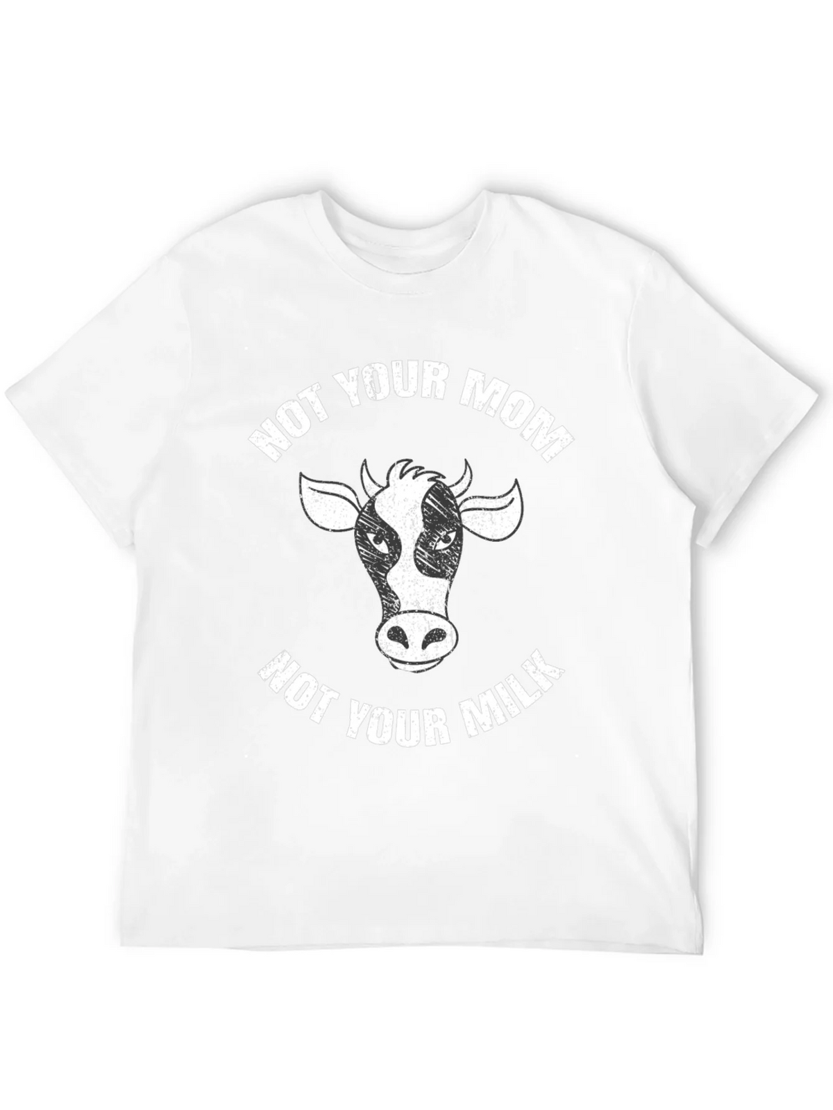 Not Your Mom Milk Black T-Shirt Vegan product image 3
