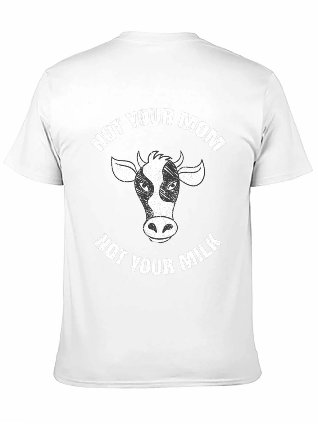 Not Your Mom Milk Black T-Shirt Vegan product image 2