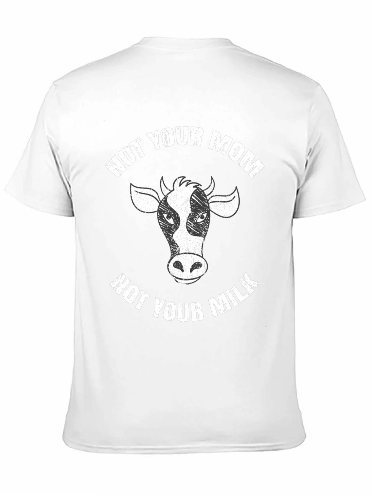Not Your Mom Milk Black T-Shirt Vegan product image 2