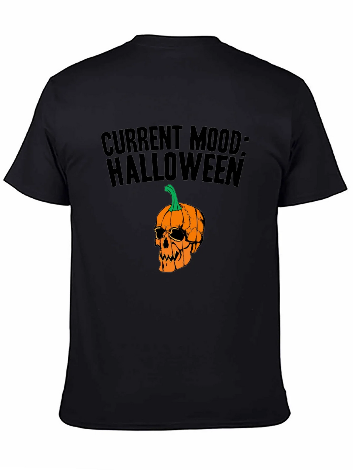Halloween Mood Graphic Tee - Black Unisex T-Shirt product image 7