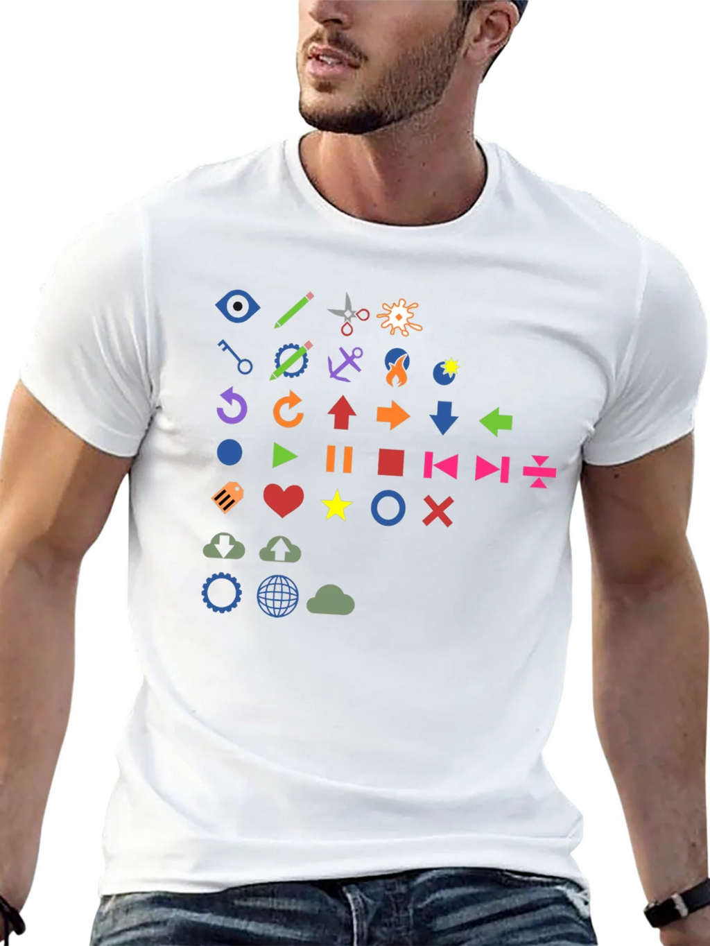 Fun Icon Graphic Print T-Shirt product image 4