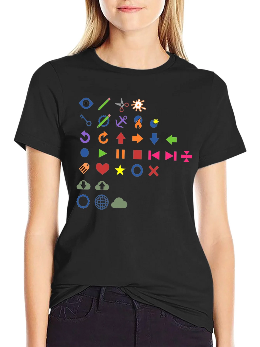 Fun Icon Graphic Print T-Shirt product image 5