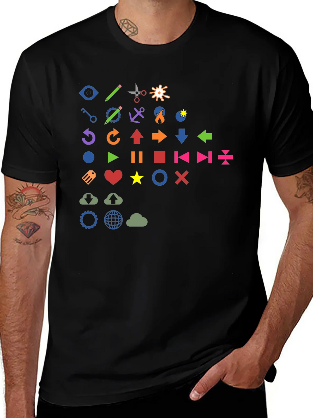 Fun Icon Graphic Print T-Shirt product image 1