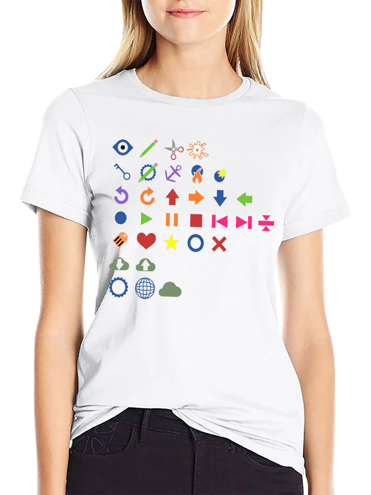 Fun Icon Graphic Print T-Shirt product image 11