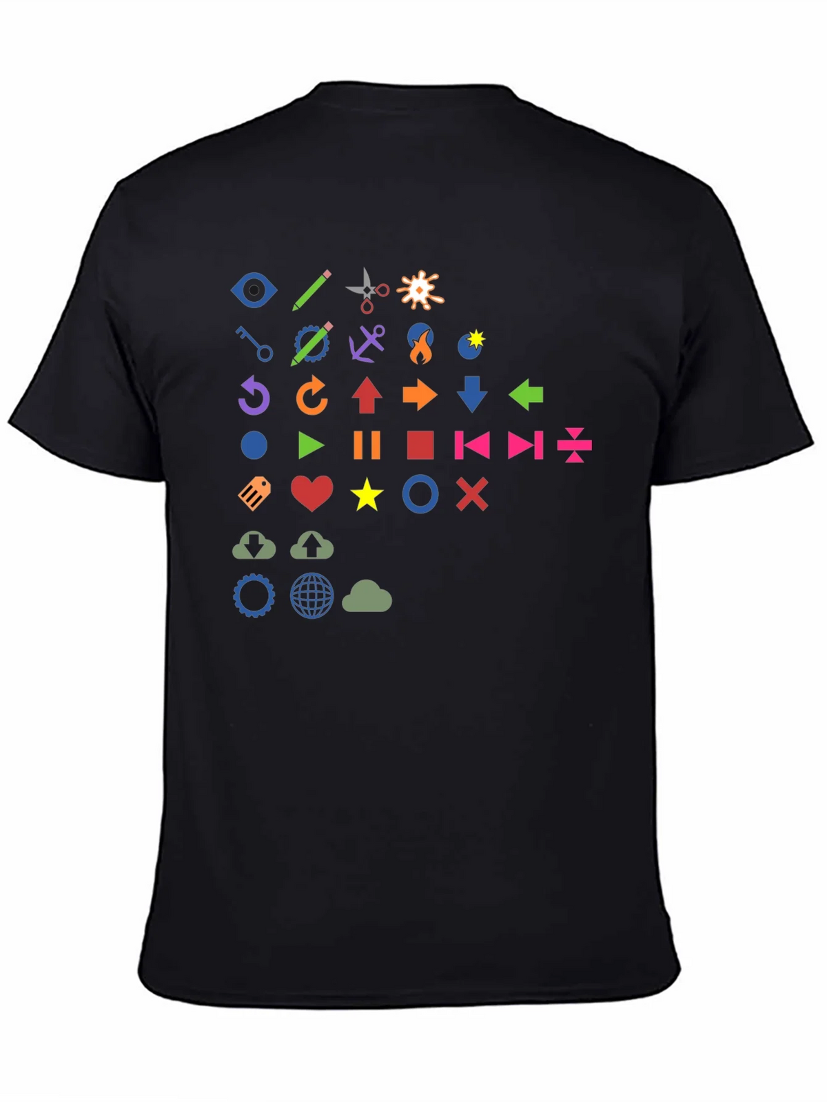 Fun Icon Graphic Print T-Shirt product image 7