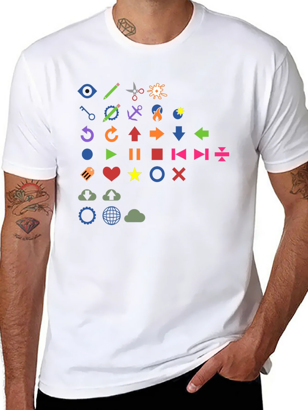 Fun Icon Graphic Print T-Shirt product image 10