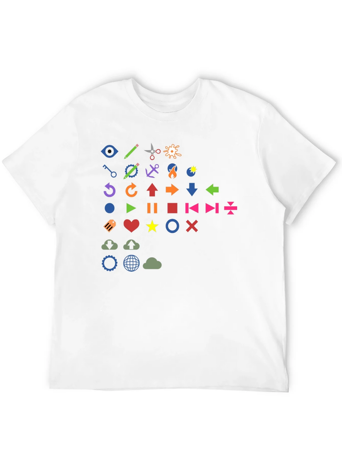 Fun Icon Graphic Print T-Shirt product image 3