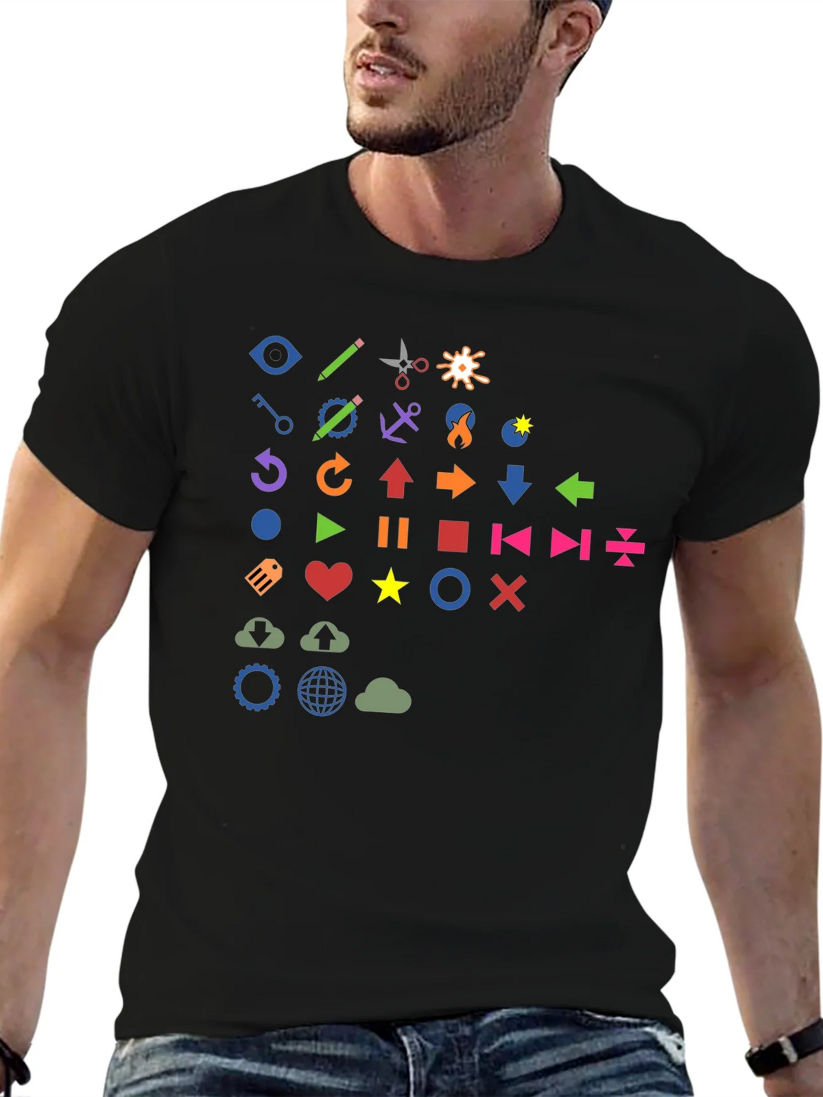 Fun Icon Graphic Print T-Shirt product image 9
