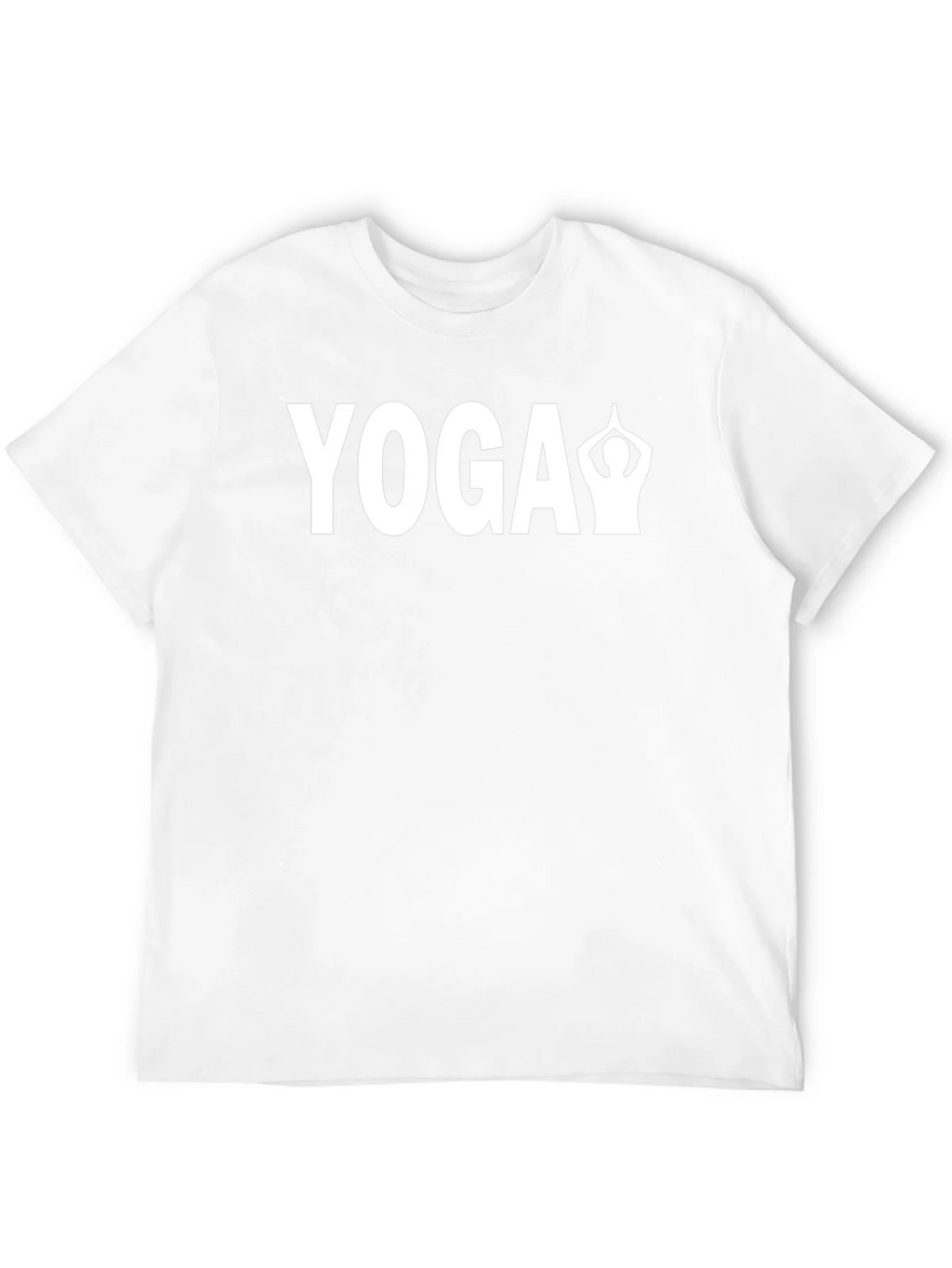 Yoga Pose Graphic Tee - Black Cotton Blend product image 3