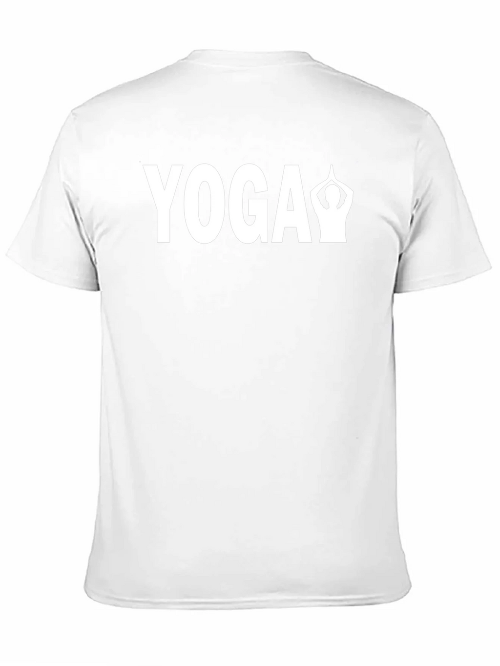 Yoga Pose Graphic Tee - Black Cotton Blend product image 2