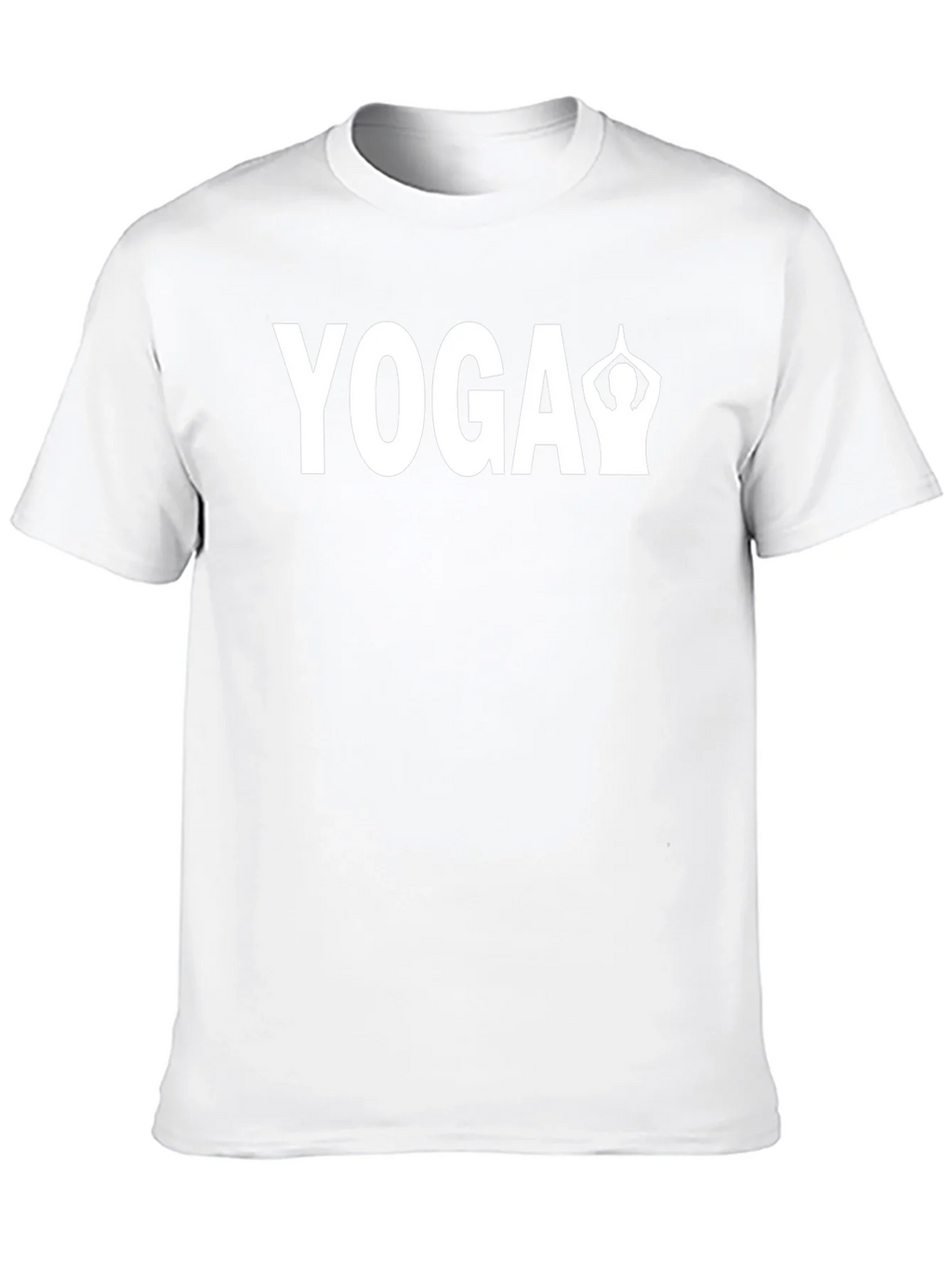 Yoga Pose Graphic Tee - Black Cotton Blend product image 12