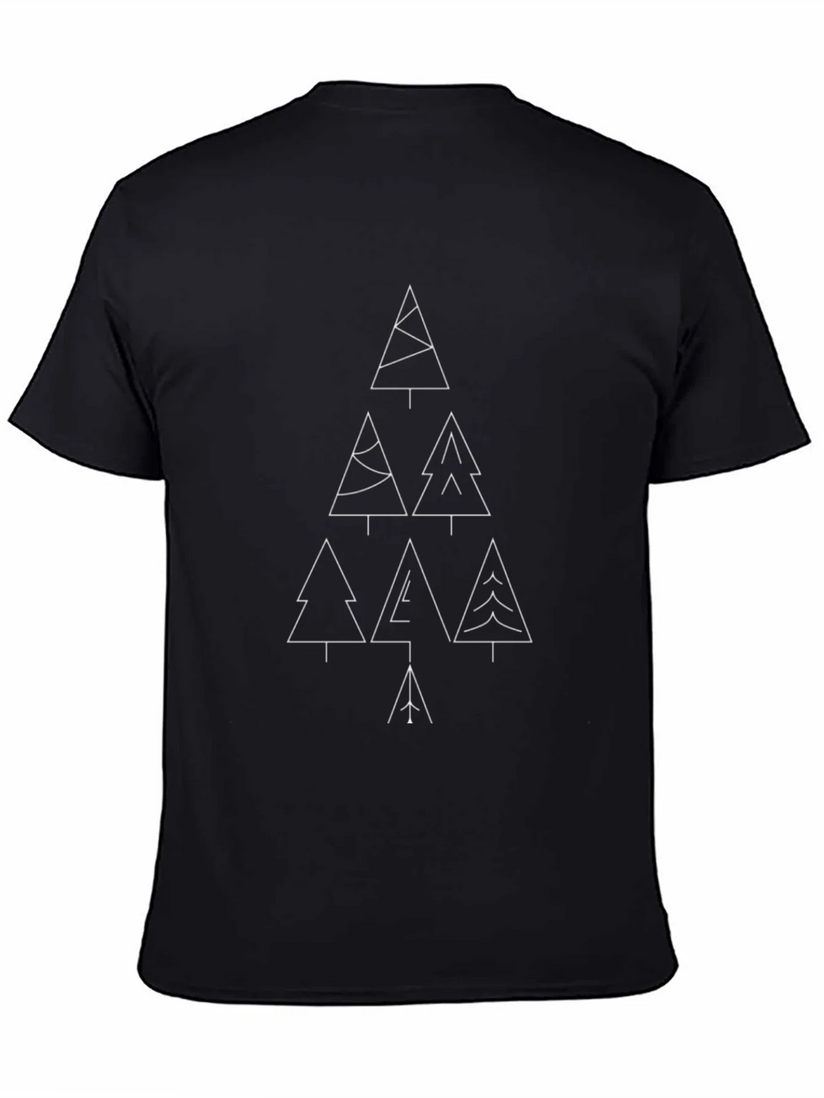 Geometric Christmas Tree Graphic Tee product image 7