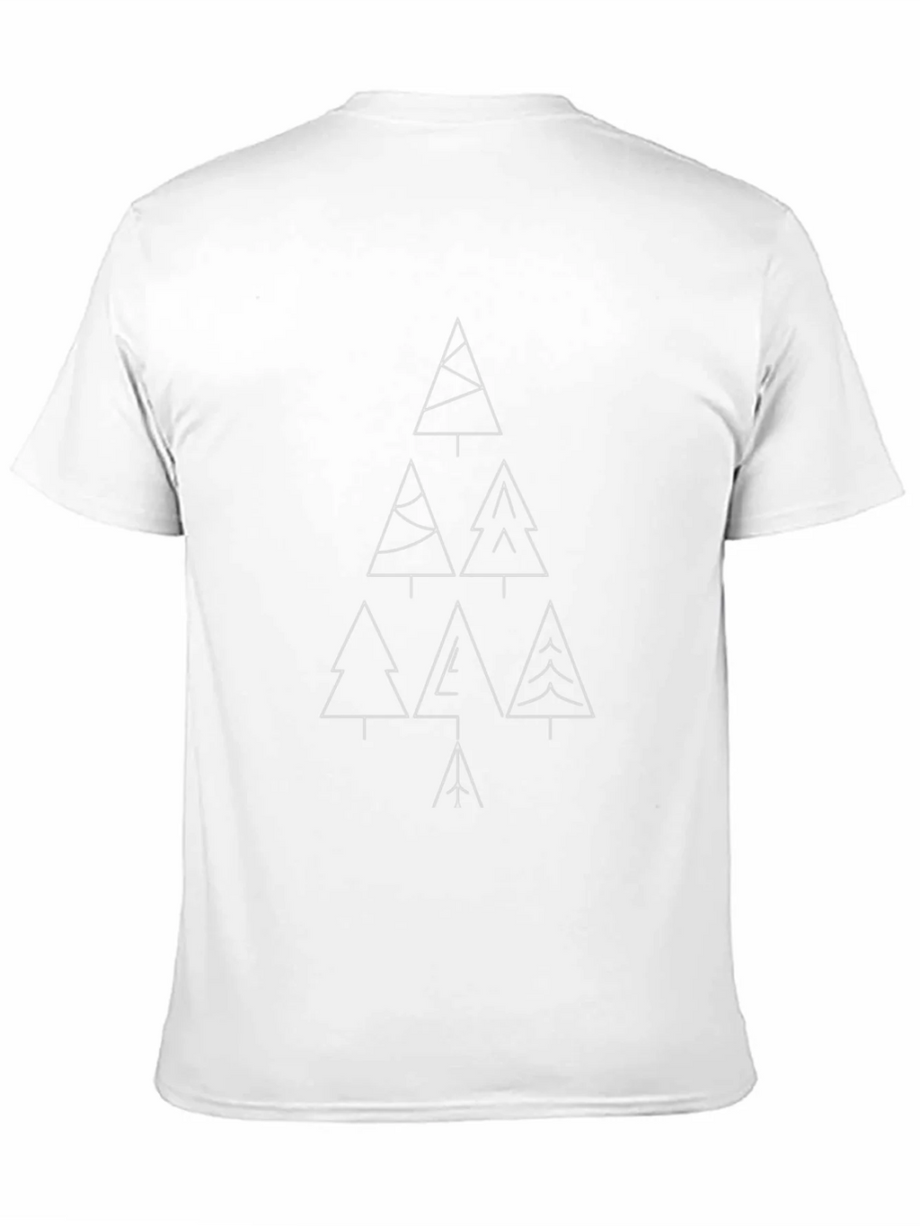 Geometric Christmas Tree Graphic Tee product image 2