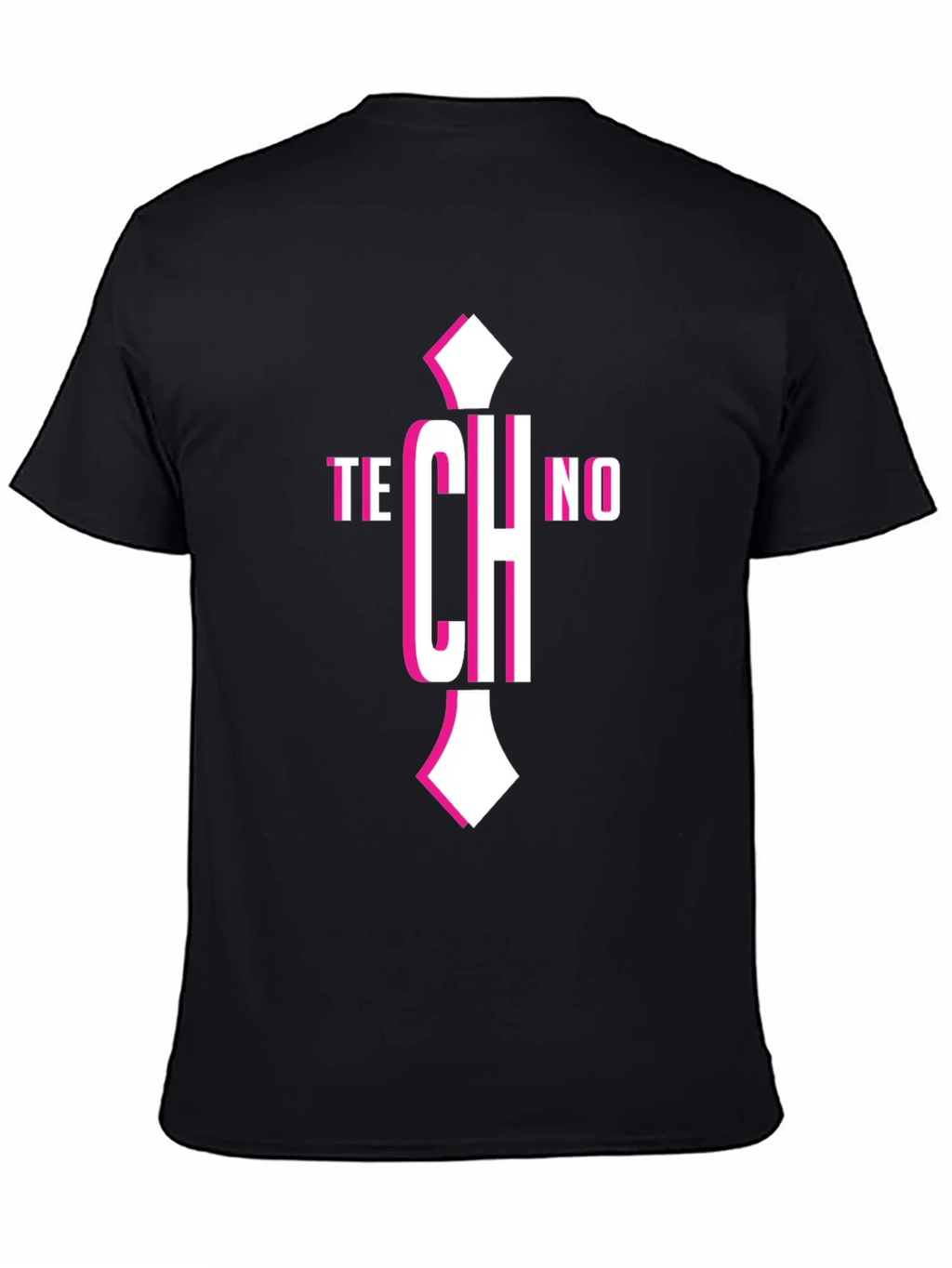Techno Graphic Tee - Mens Short Sleeve Crew Neck Black product image 7