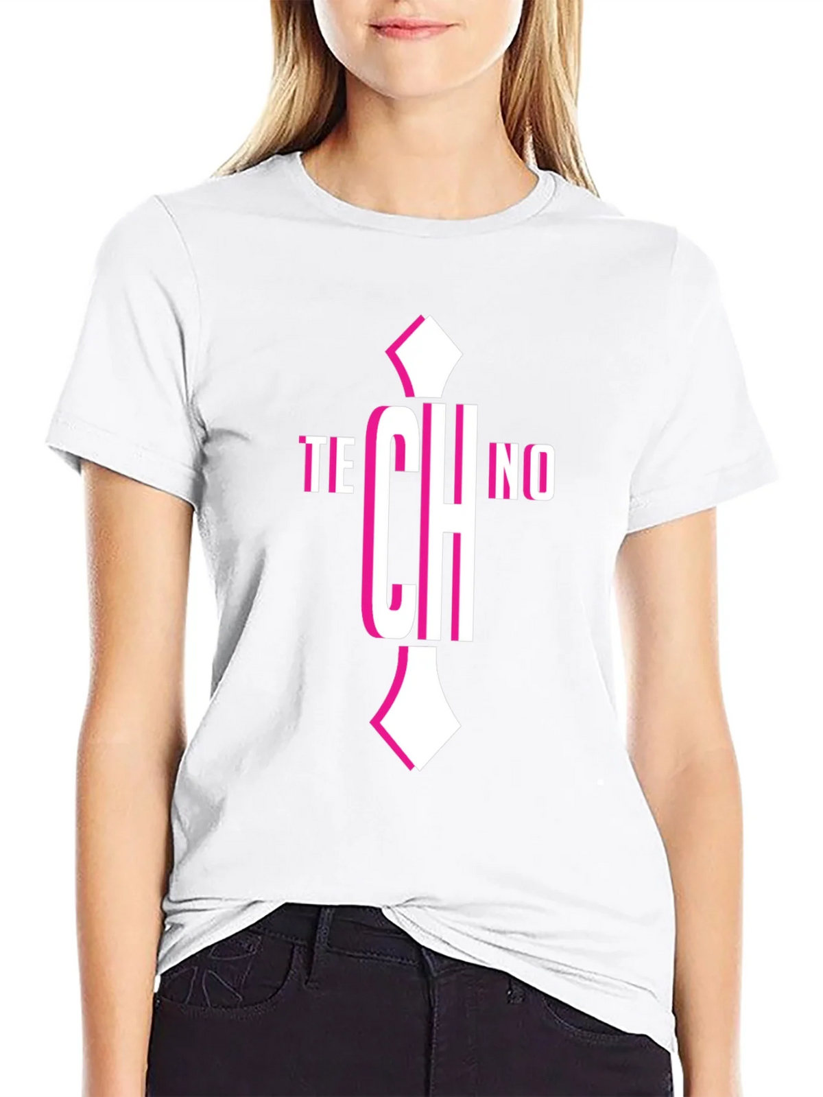 Techno Graphic Tee - Mens Short Sleeve Crew Neck Black product image 11
