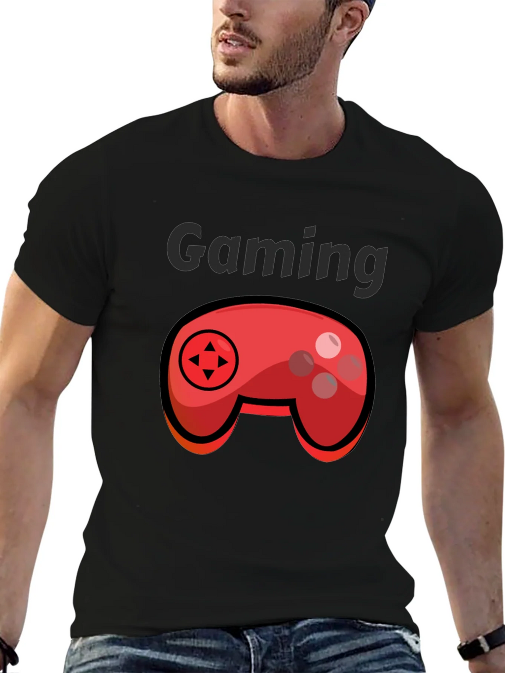 Gaming T-Shirt - Cartoon Controller Graphic product image 9