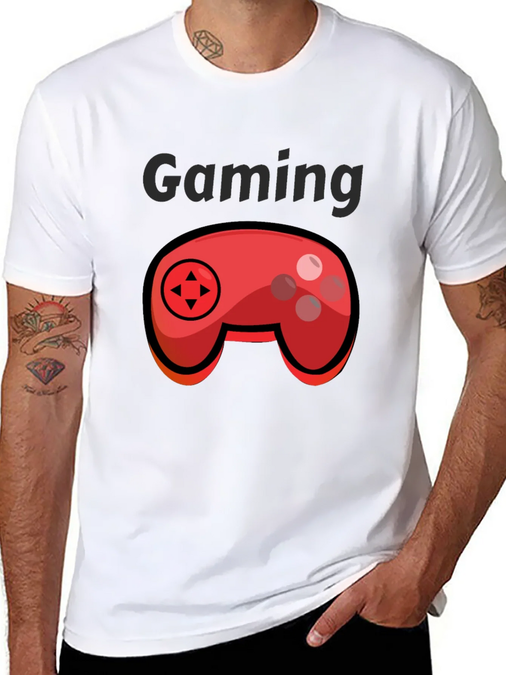 Gaming T-Shirt - Cartoon Controller Graphic product image 10