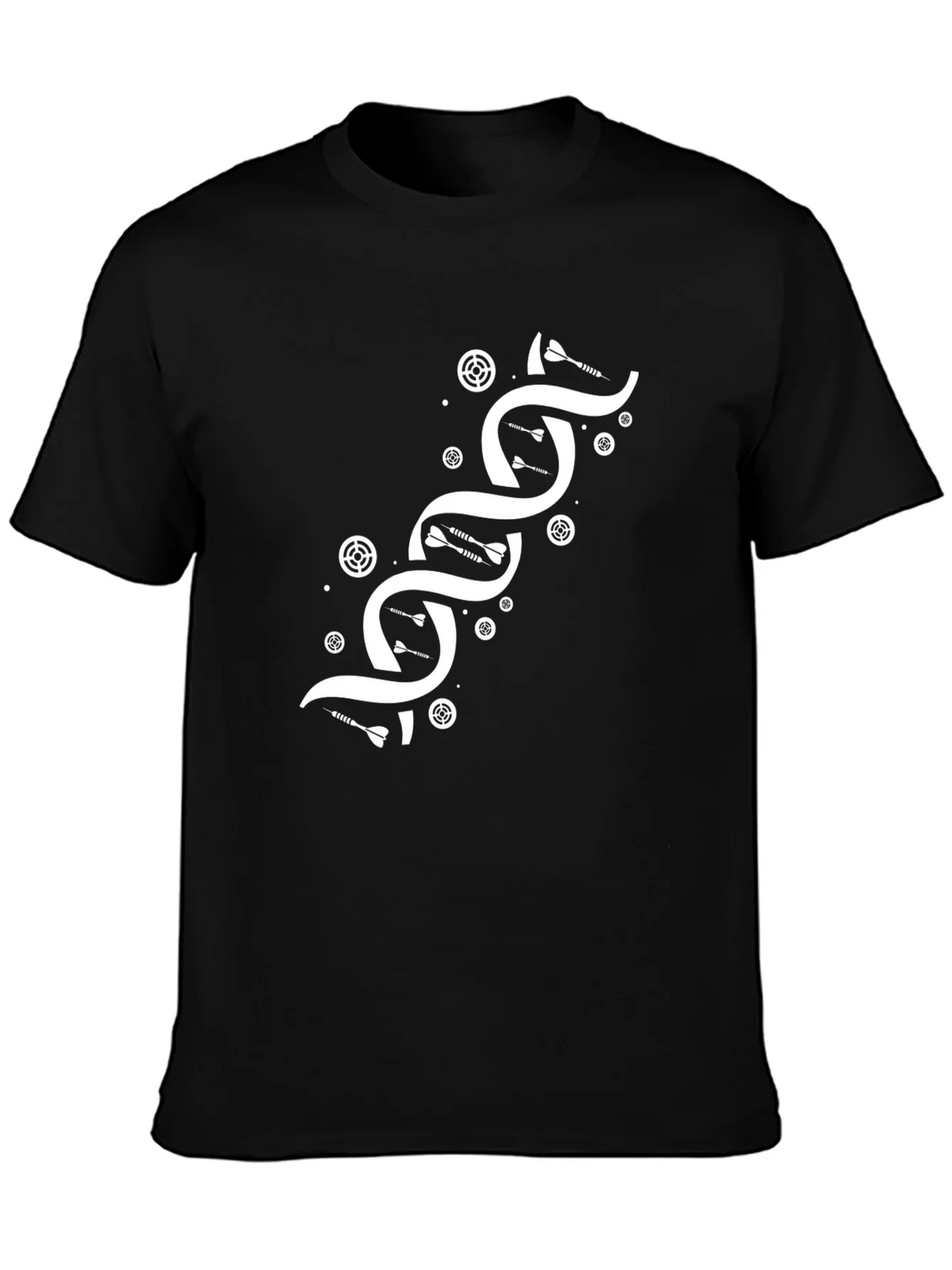 Darts DNA Graphic T-Shirt - Black Cotton Tee product image 6