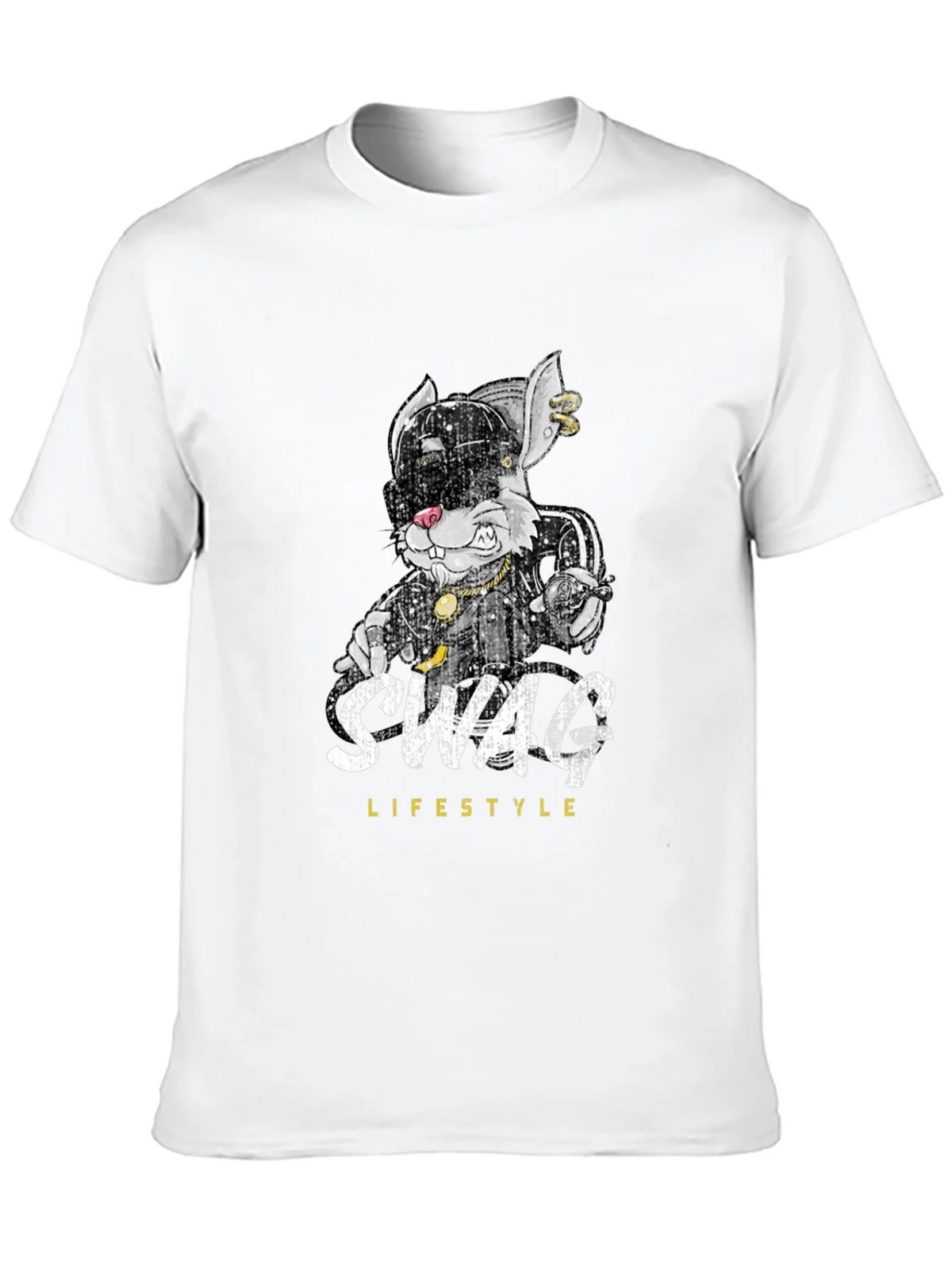 Swag Lifestyle Black Graphic T-Shirt product image 12