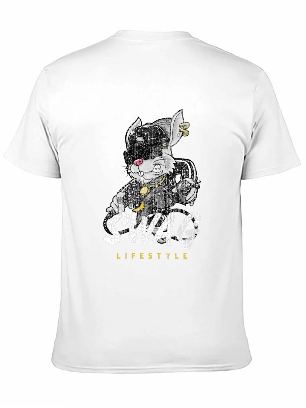 Swag Lifestyle Black Graphic T-Shirt product image 2