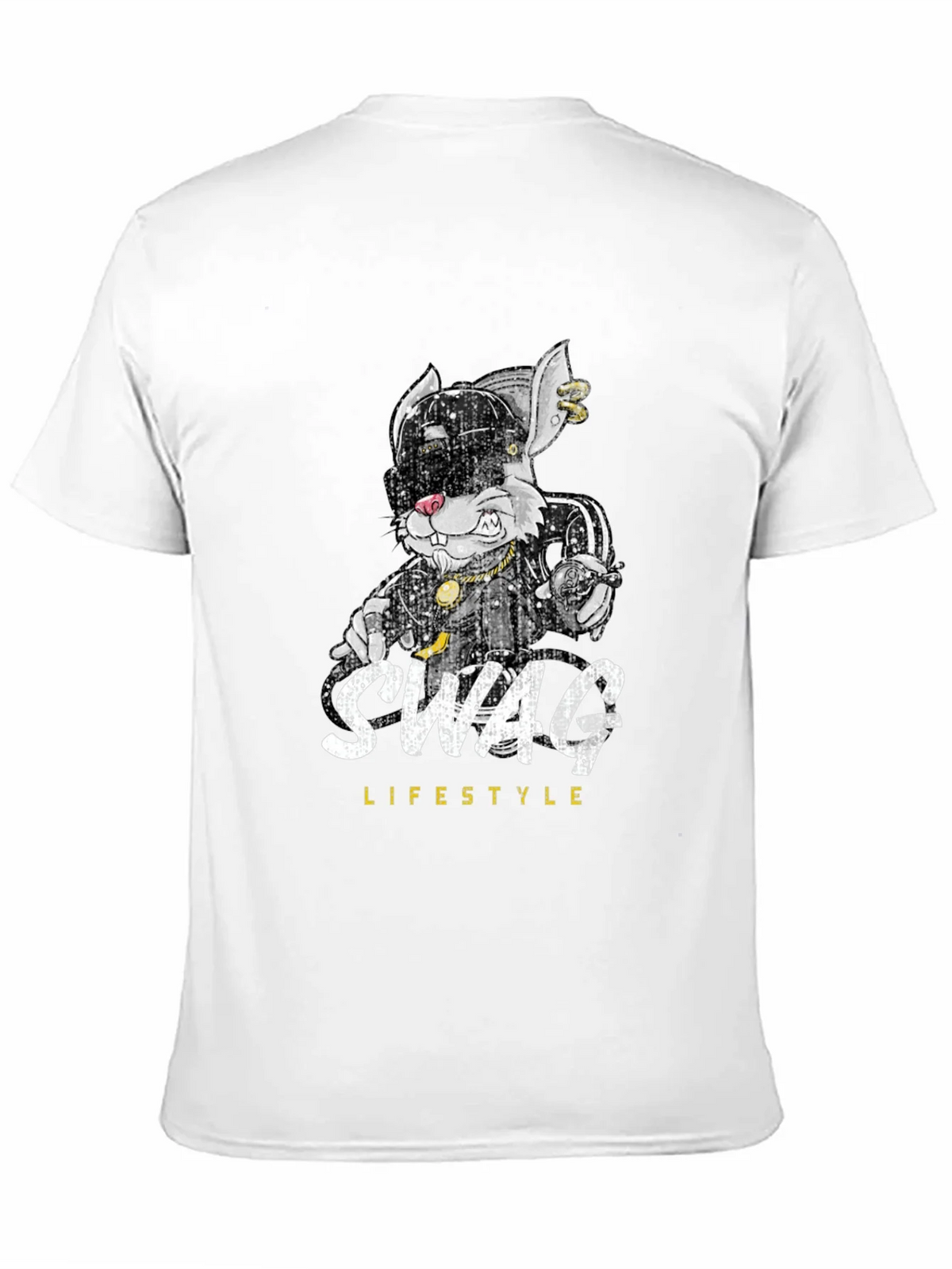 Swag Lifestyle Black Graphic T-Shirt product image 2