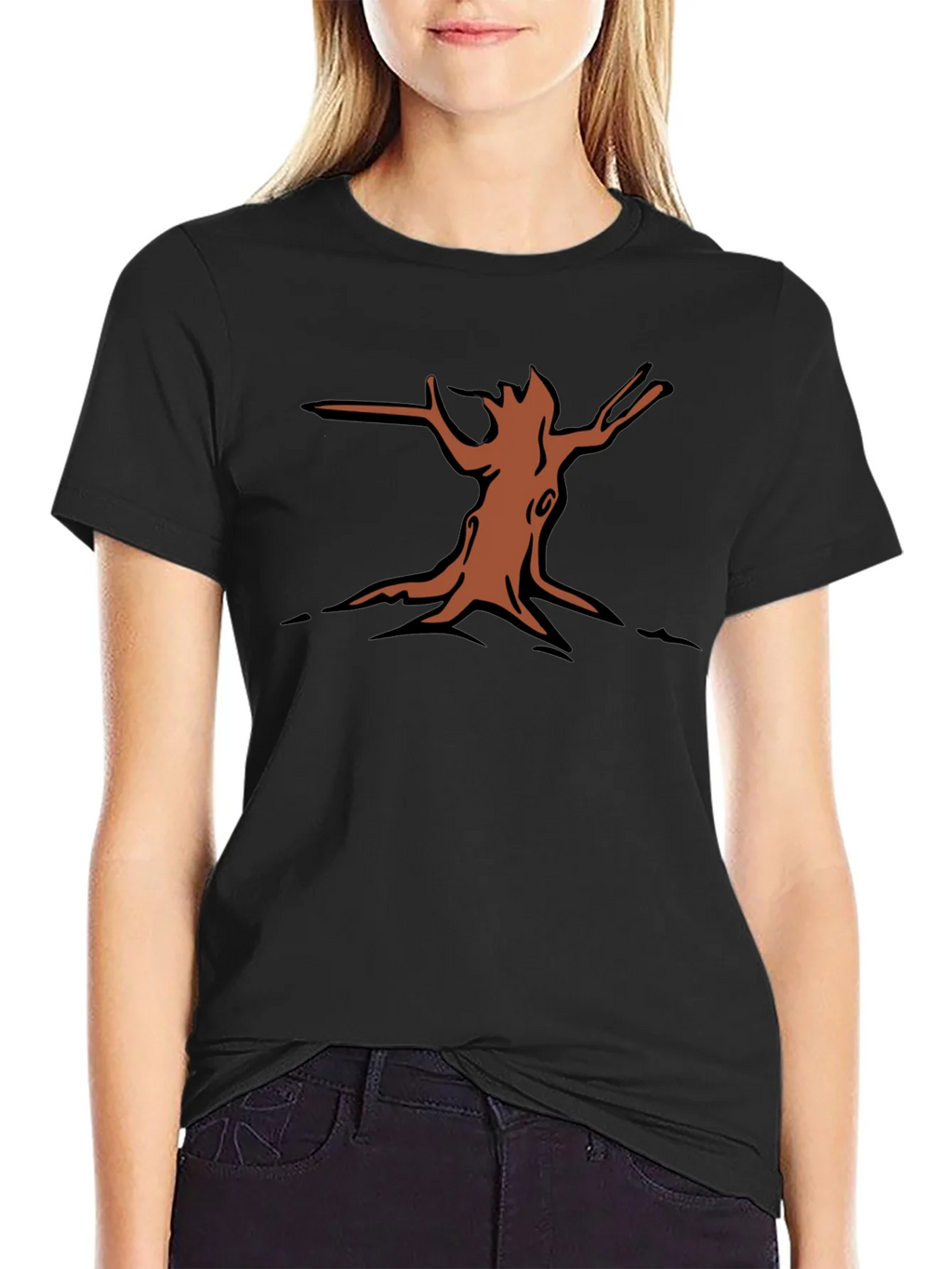 Nature Graphic Tee - Tree Stump Design product image 5