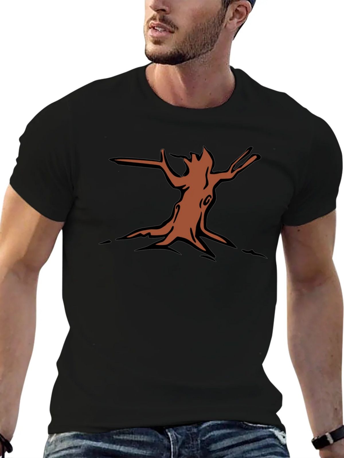 Nature Graphic Tee - Tree Stump Design product image 9