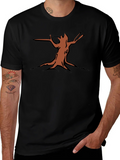 Nature Graphic Tee - Tree Stump Design product image 1