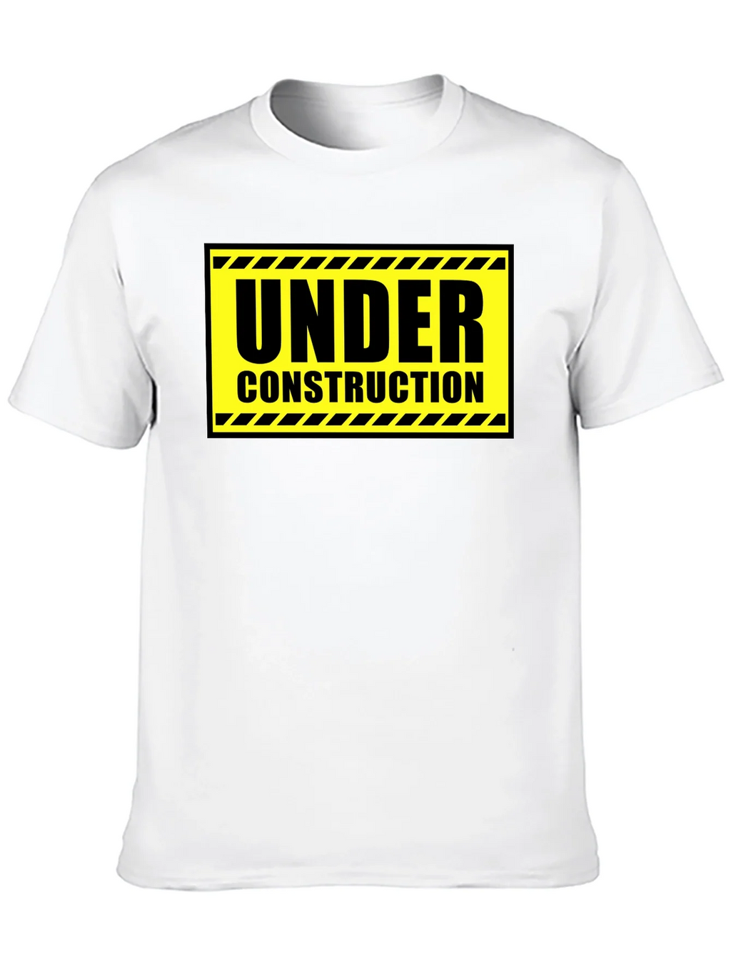 Under Construction Graphic Tee - Black Cotton Crew Neck product image 12
