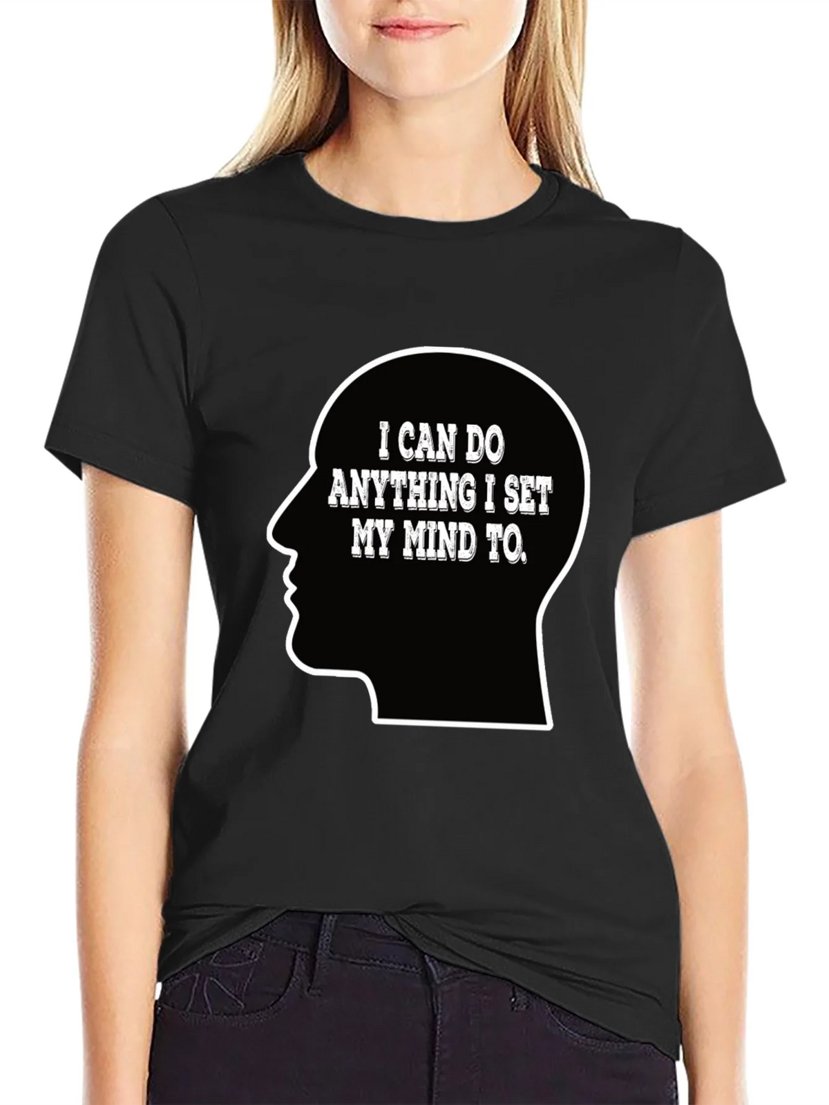 Motivational T-Shirt - I Can Do Anything Mind Set product image 5