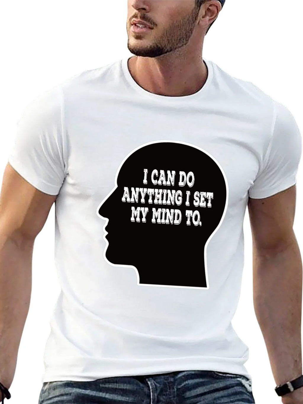 Motivational T-Shirt - I Can Do Anything Mind Set product image 4