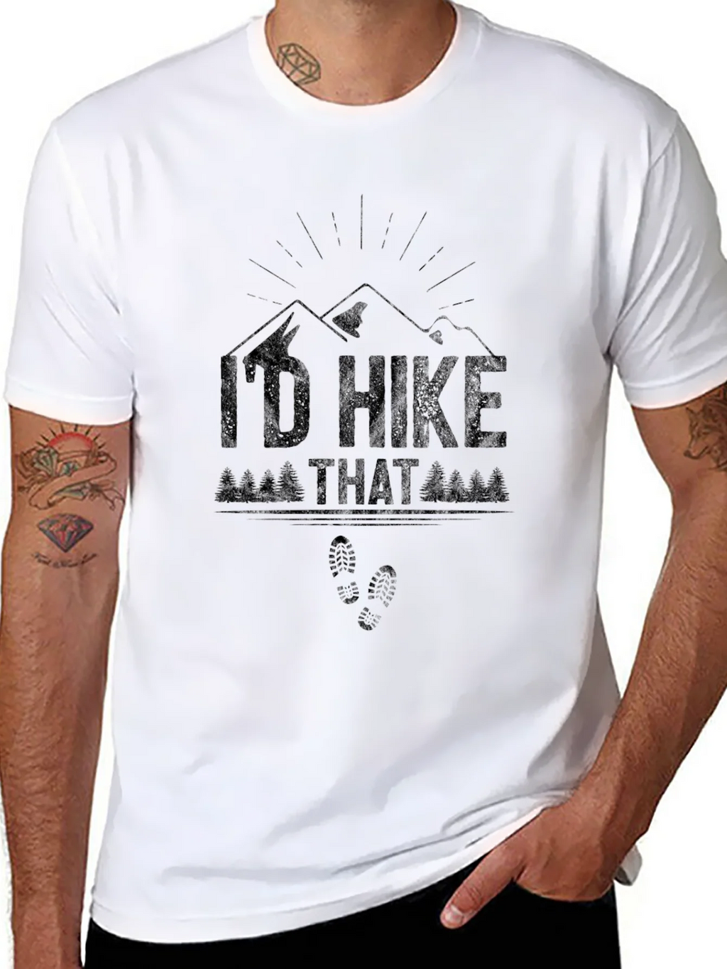 Id Hike That T-Shirt - Mountain Hiking Apparel product image 10