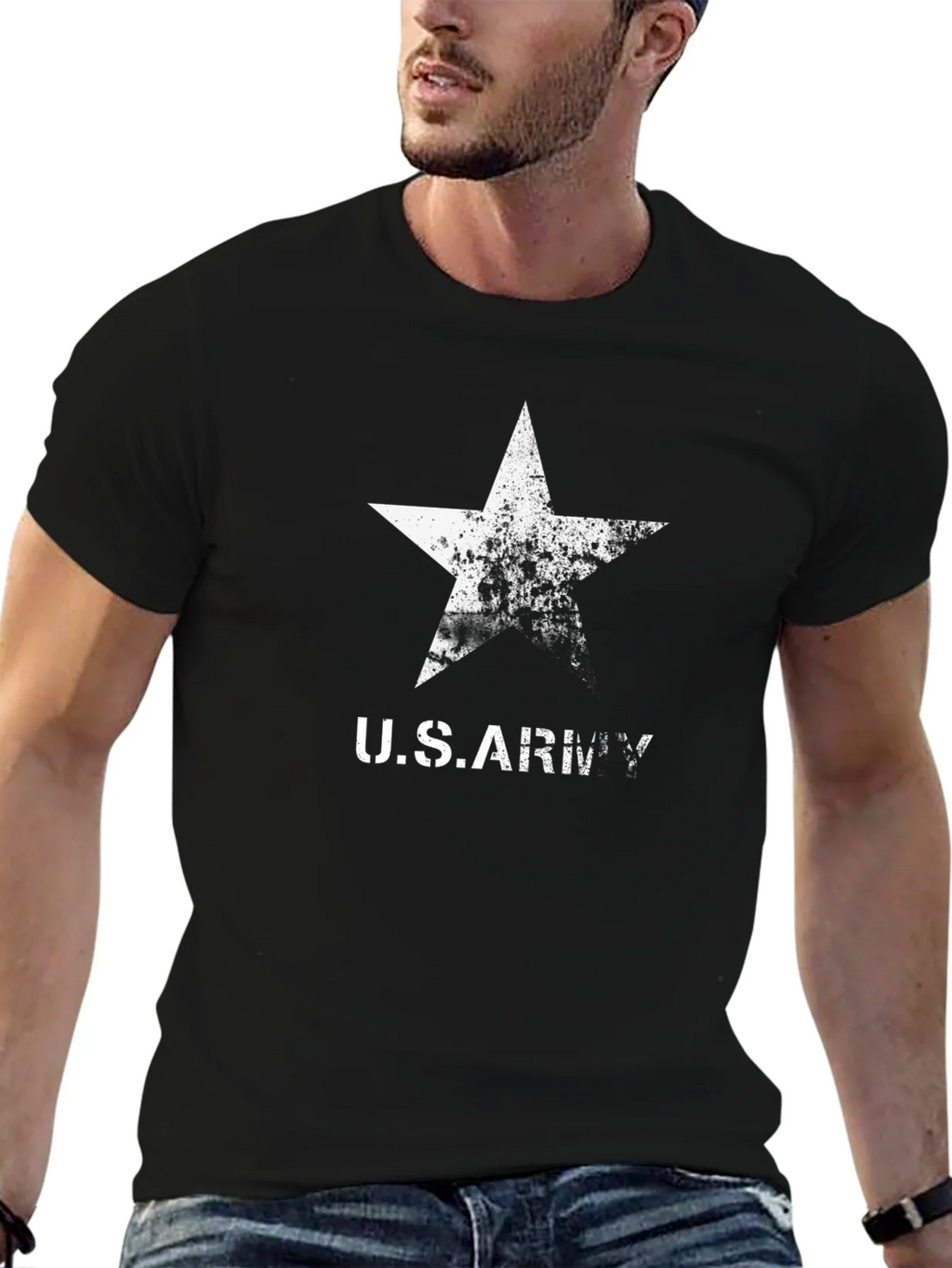 US Army Star Graphic Print T-Shirt product image 9