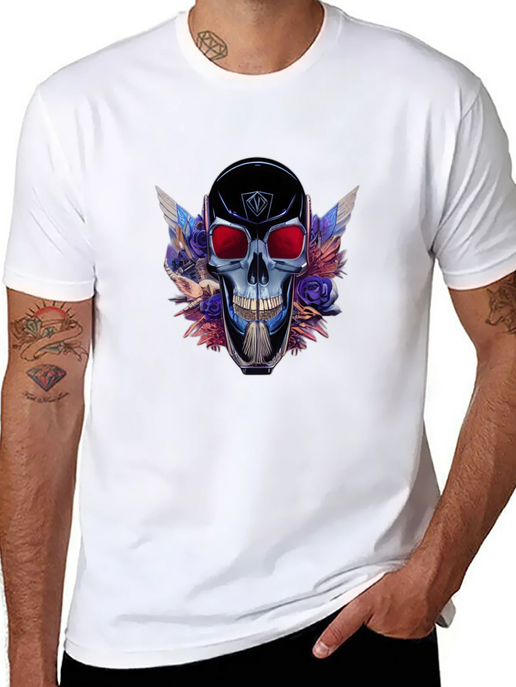 Skull & Wings Graphic T-Shirt - Bold Design product image 10