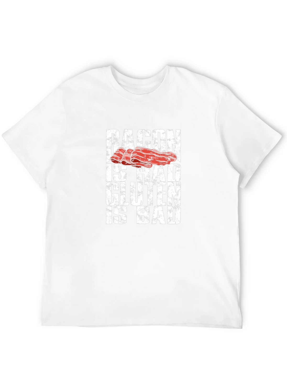 Bacon is Rad Gluten is Bad Graphic Tee product image 3