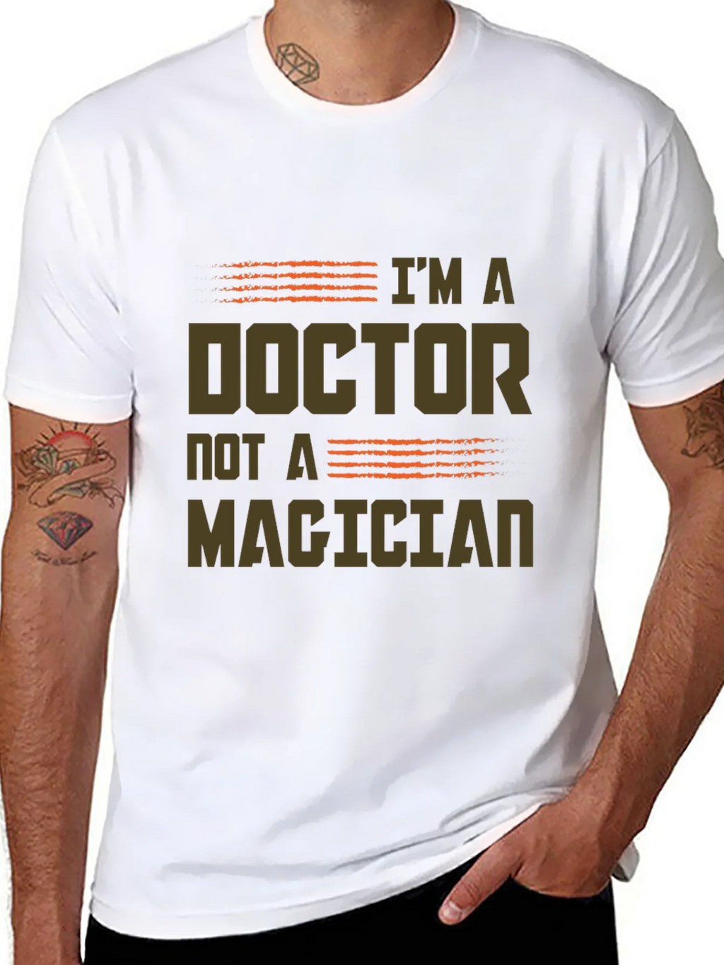 Im a Doctor Not a Magician Graphic Tee product image 10
